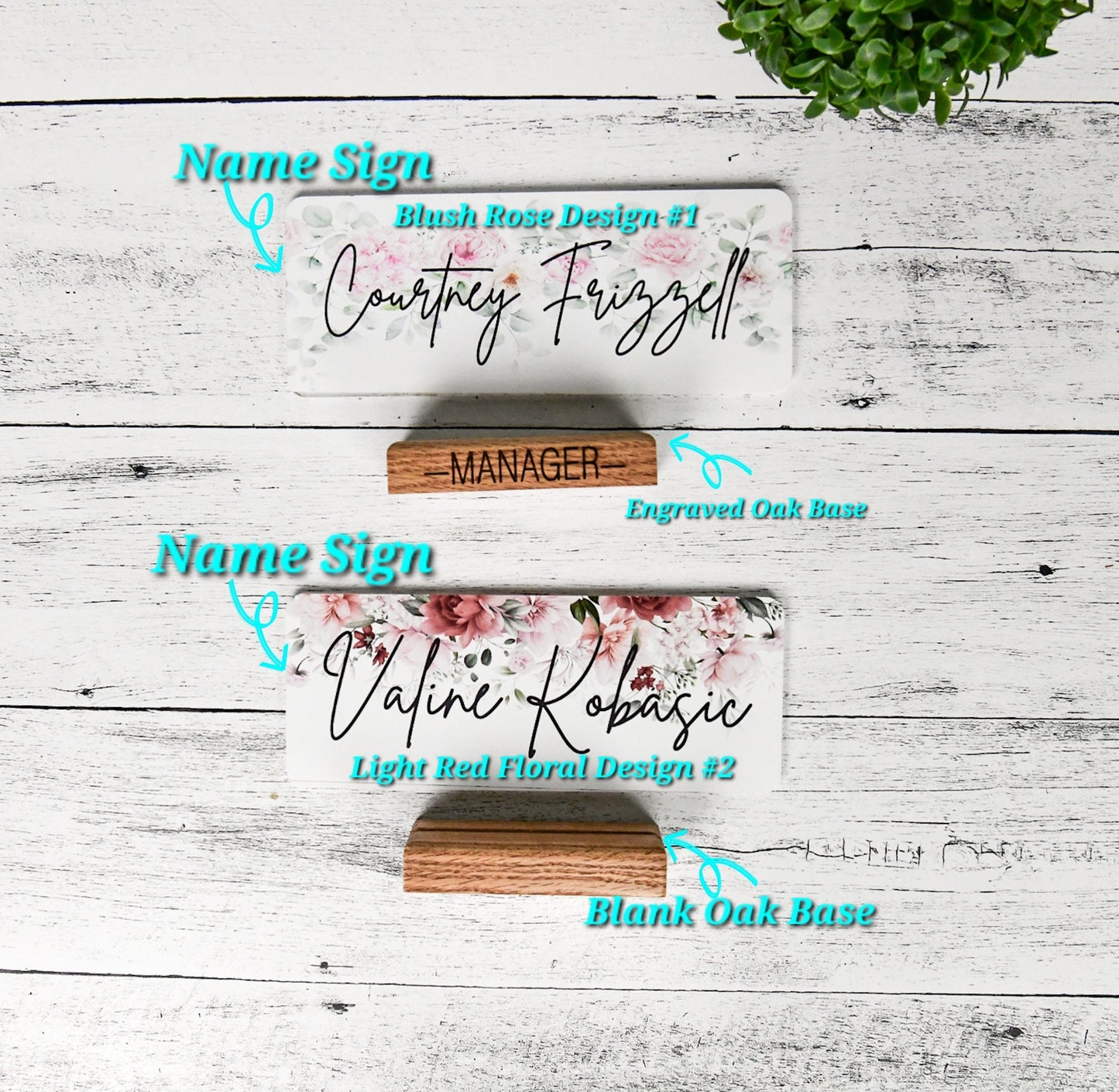 Desk Name Sign Plaque for Teacher, Principal, Executive, Custom Company Gifts, Personalized Name Plate for classroom or office personal