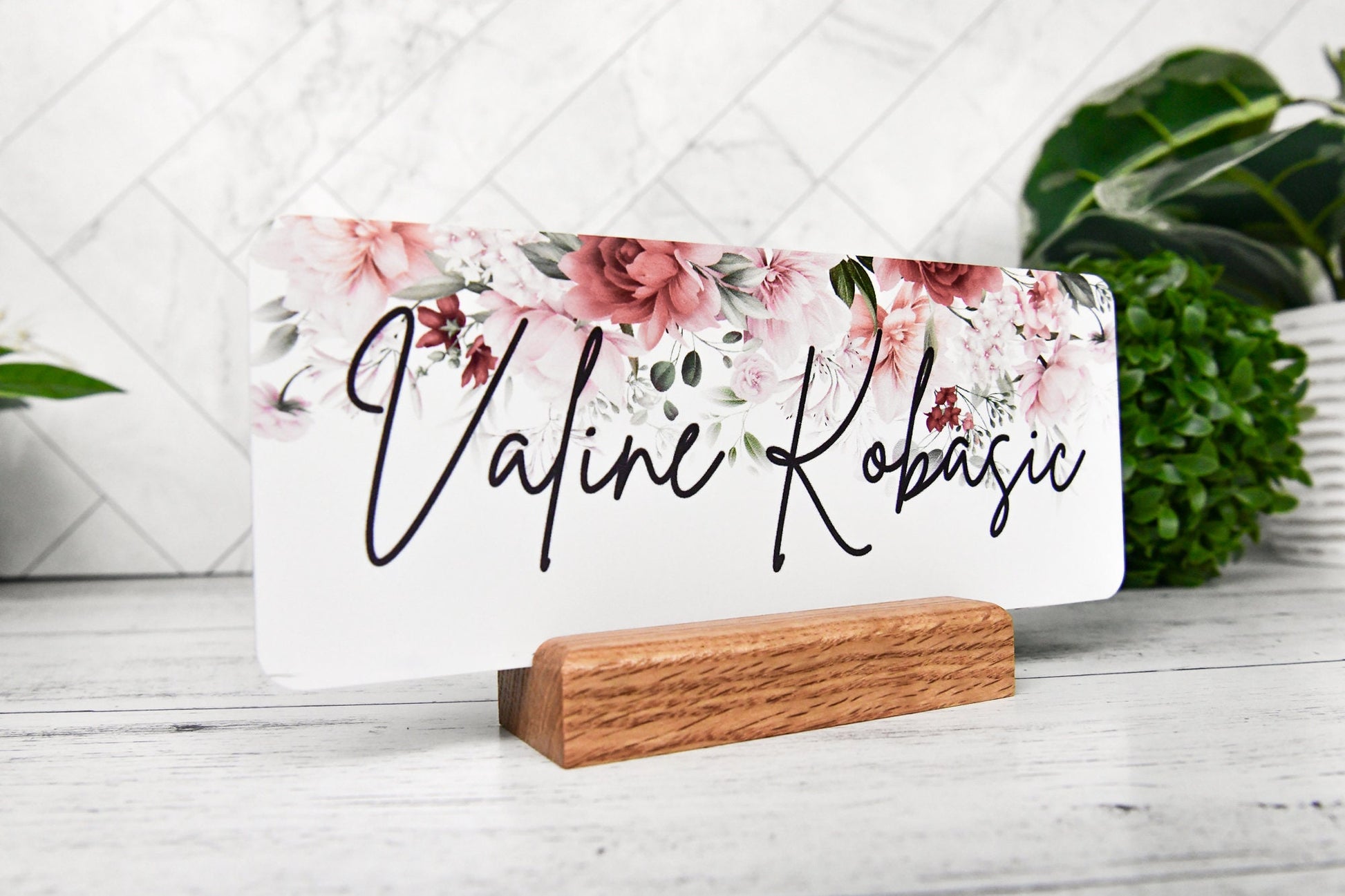 Desk Name Sign Plaque for Teacher, Principal, Executive, Custom Company Gifts, Personalized Name Plate for classroom or office personal