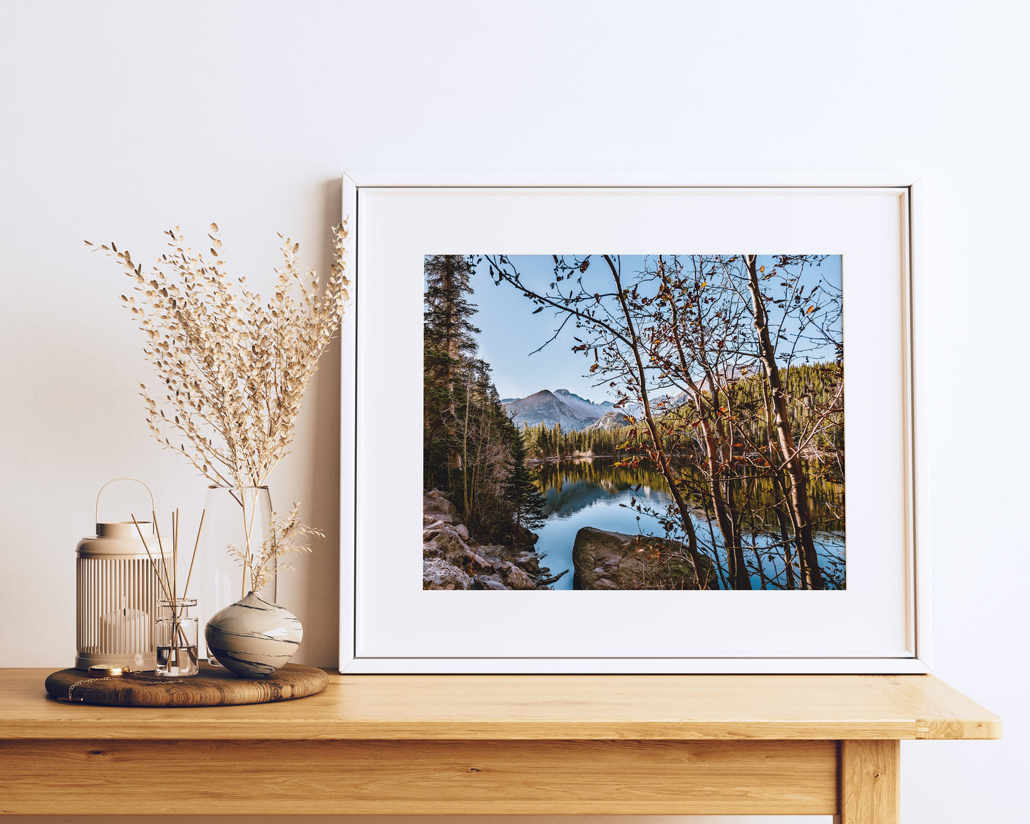 Rocky Mountain National Park Print - Bear Lake Serenity - Autumn Landscape - Digital Download - Nature Wall Art - Colorado Scenery Decor