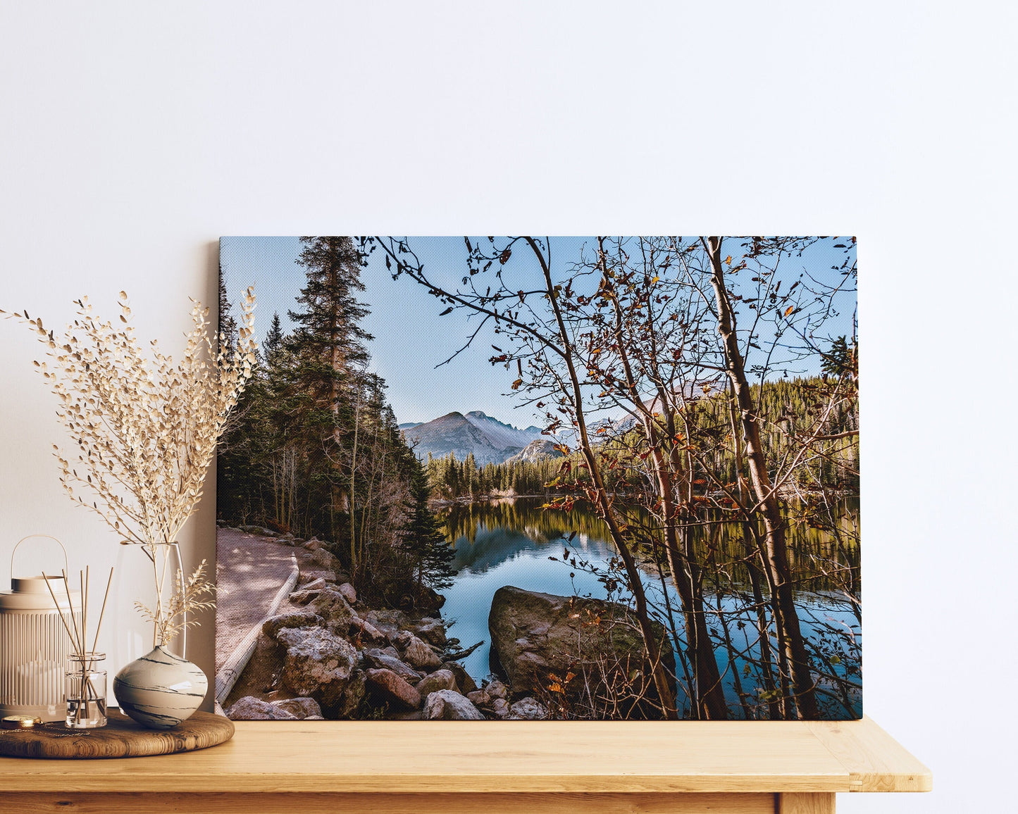 Rocky Mountain National Park Print - Bear Lake Serenity - Autumn Landscape - Digital Download - Nature Wall Art - Colorado Scenery Decor