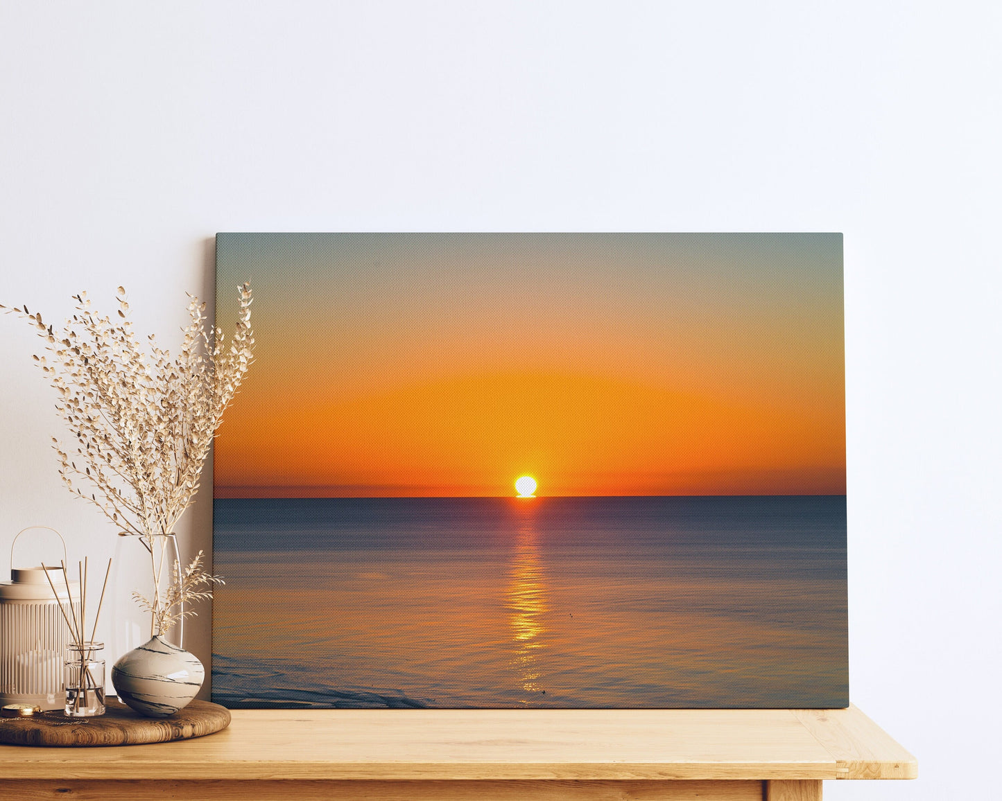 Sunrise Ocean View Digital Print - Pensacola Beach Photo - Coastal Wall Art - Printable Sea Sunrise Decor - Instant Download - Home Art