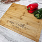 Personalized Cutting Board, Christmas Gift for couple - Custom Wedding, Anniversary, or Bridal Shower present, Engraved Bamboo Cheese Board