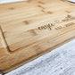 Personalized Cutting Board, Christmas Gift for couple - Unique Wedding, Anniversary, or Bridal Shower present, Engraved Bamboo Cheese Board