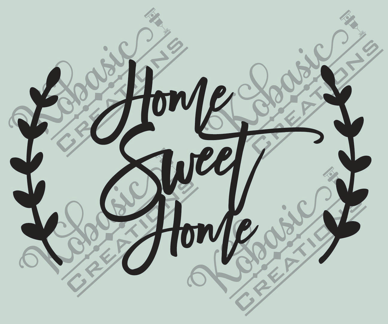 Home Sweet Home cut out file, digital download for laser cutting, vinyl cutting, cnc router cutting